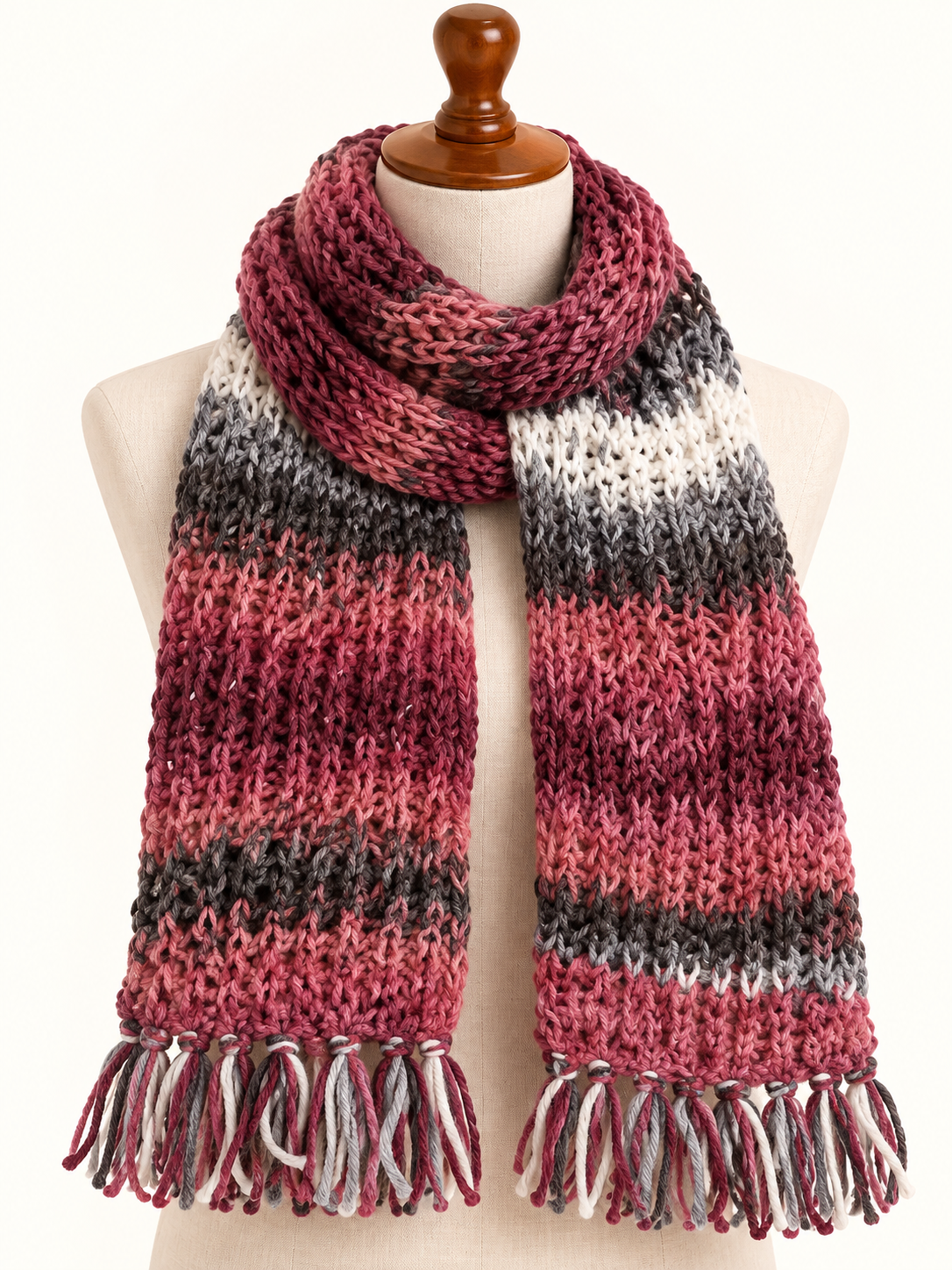 Handmade Winter Crochet Scarf