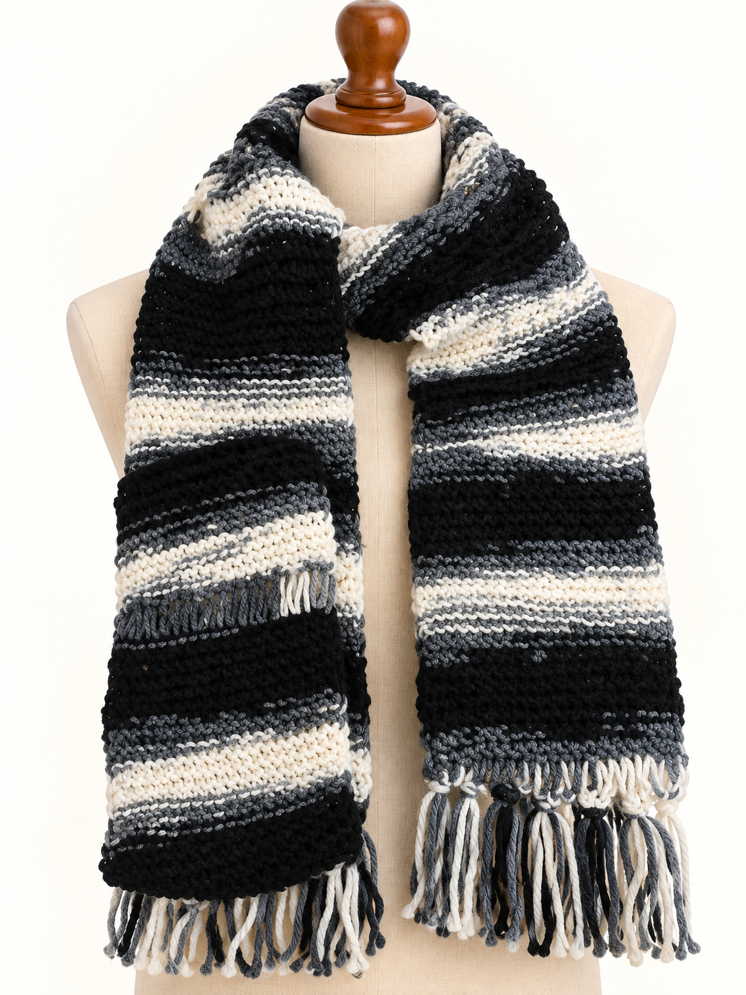 Handmade Winter Crochet Scarf