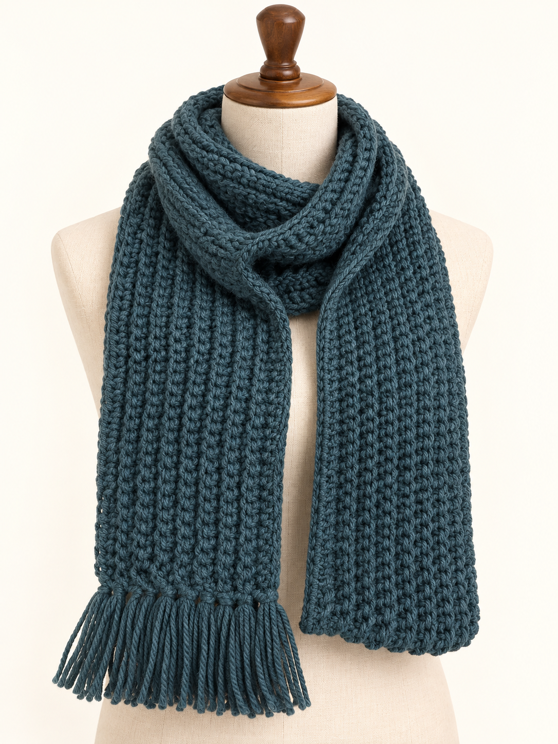 Handmade Winter Crochet Scarf