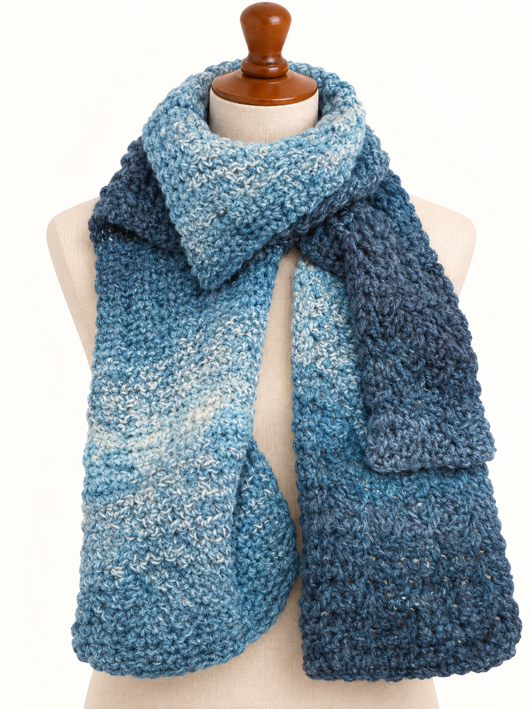 Handmade Winter Crochet Scarf