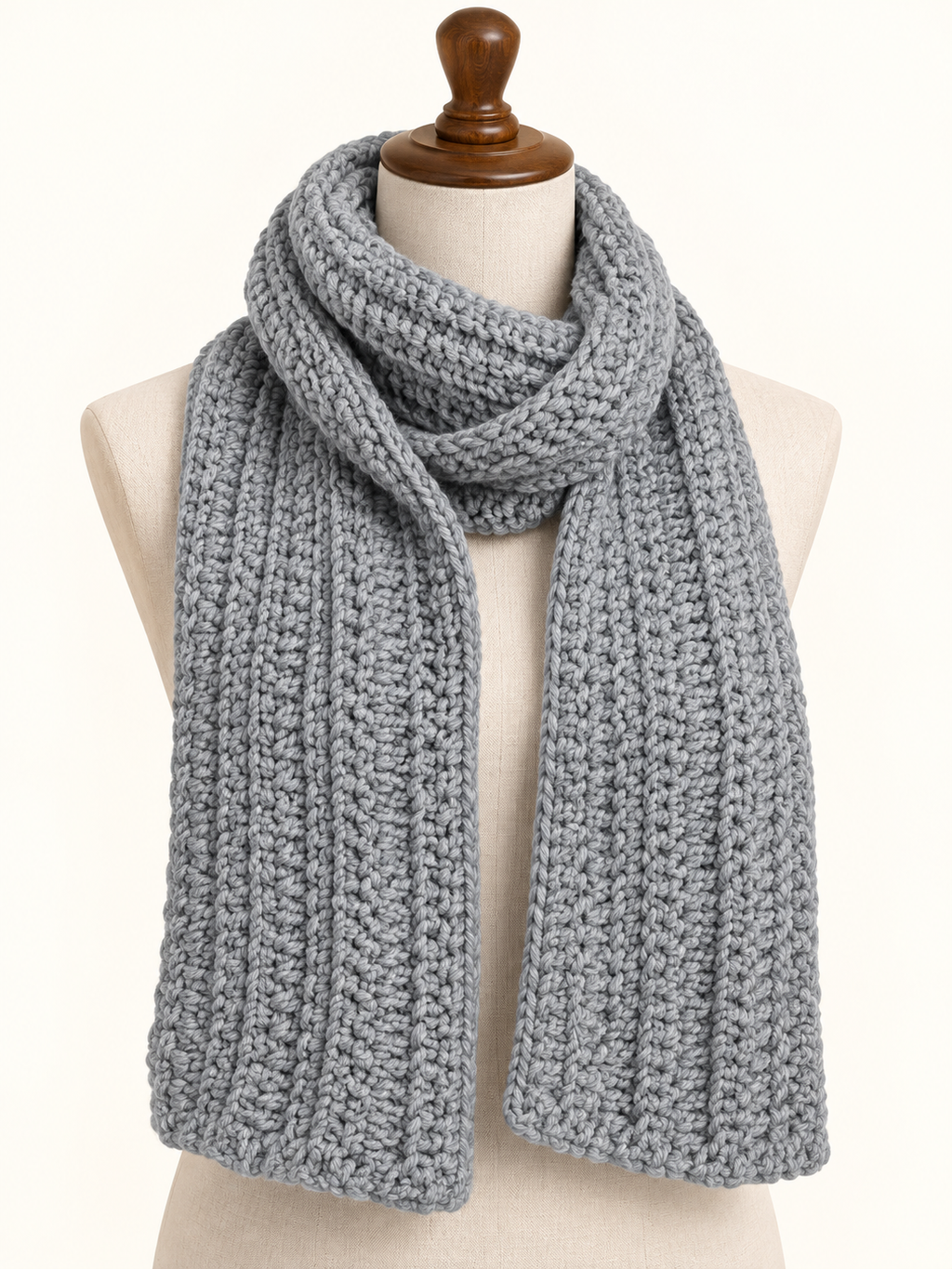 Handmade Winter Crochet Scarf
