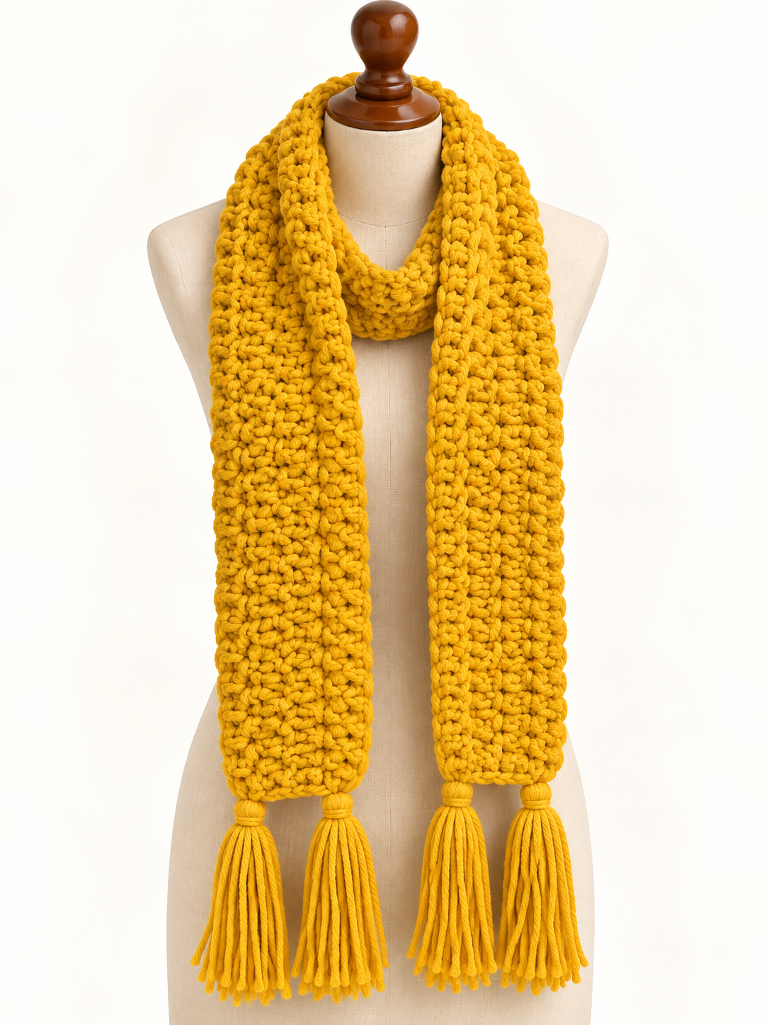 Handmade Winter Crochet Scarf
